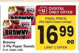 Safeway Brawny offer