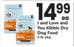 Safeway I and Love and You Kibble Dry Dog Food offer