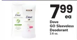 Safeway Dove GO Sleeveless Deodorant offer