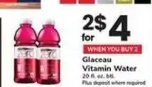 Safeway Glaceau Vitamin Water offer