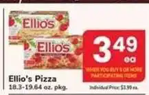 Safeway Ellio's Pizza offer