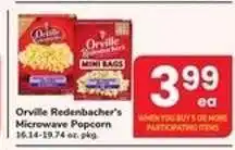Safeway Orville Redenbacher's Microwave Popcorn offer
