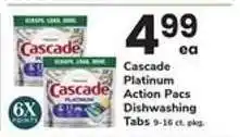 Safeway Cascade Platinum Action Pacs offer