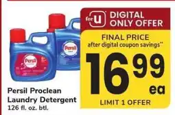 Safeway Persil Proclean Laundry Detergent offer