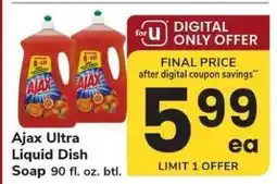 Safeway Ajax Ultra Liquid Dish Soap offer