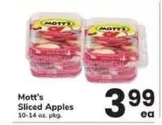 Safeway Mott's Sliced Apples offer
