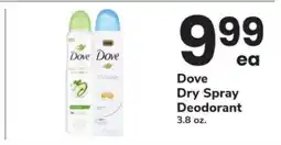 Safeway Dove Dry Spray Deodorant offer