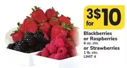 Safeway Blackberries or Raspberries or Strawberries offer