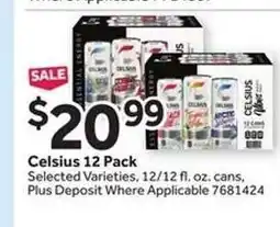 Stop&Shop Celsius 12 Pack offer
