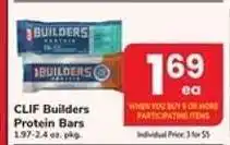 Safeway Clif Builders Protein Bars offer