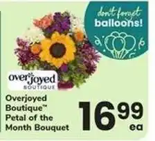 Safeway Overjoyed Boutique Petal of the Month Bouquet offer