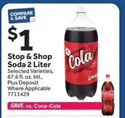 Stop&Shop Stop & Shop Soda 2 Liter offer