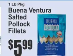 Key Food Buena Ventura Salted Pollock Fillets offer