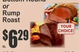 Key Food Bottom Round or Rump Roast offer