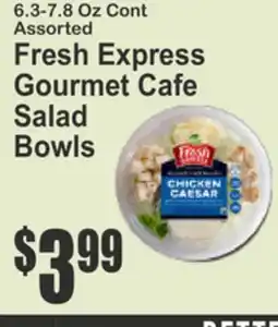 Key Food Fresh Express Gourmet Cafe Salad Bowls offer