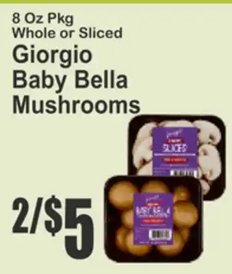 Key Food Giorgio Baby Bella Mushrooms offer