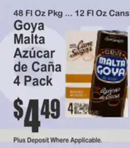Key Food Goya Malta Azúcar de Caña offer