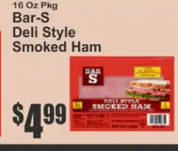 Key Food Bar-S Deli Style Smoked Ham offer