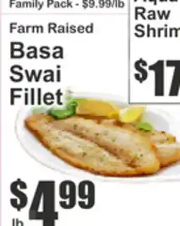 Key Food Farm Raised Basa Swai Fillet offer