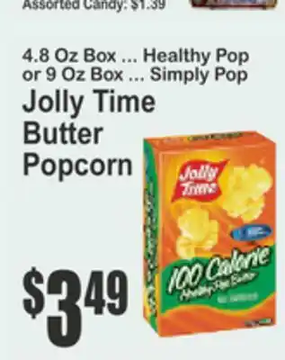 Key Food Jolly Time Butter Popcorn offer
