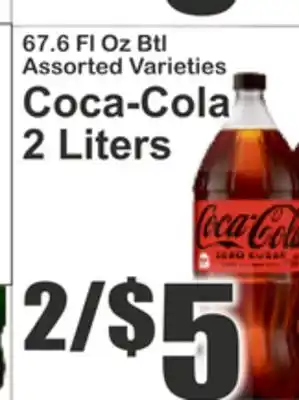 Key Food Coca-Cola 2 Liters offer