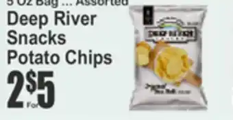 Key Food Deep River Snacks Potato Chips offer