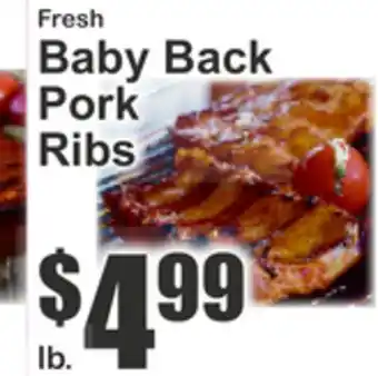 Key Food Fresh Baby Back Pork Ribs offer