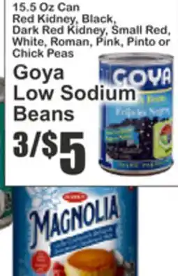 Key Food Goya Low Sodium Beans offer