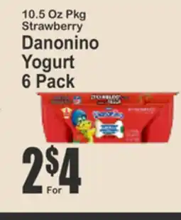 Key Food Strawberry Danonino Yogurt offer