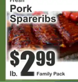 Key Food Fresh Pork Spareribs offer