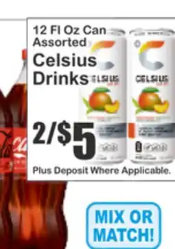 Key Food 12 FL Oz Can Assorted Celsius Drinks offer