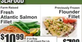 Key Food Farm Raised Fresh Atlantic Salmon Fillet offer