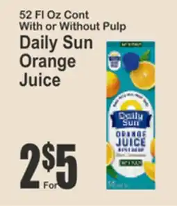 Key Food Daily Sun Orange Juice offer
