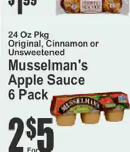 Key Food Musselman's Apple Sauce offer
