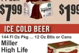 Key Food Miller High Life offer