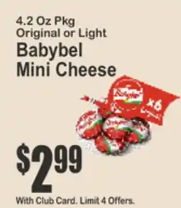 Key Food Babybel Mini Cheese offer