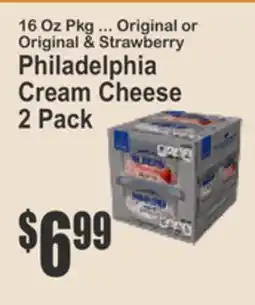 Key Food 16 Oz Pkg ... Original or Original & Strawberry Philadelphia Cream Cheese offer
