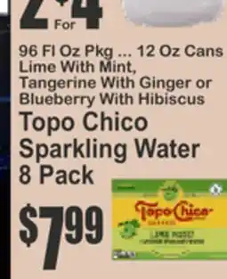 Key Food Topo Chico Sparkling Water offer