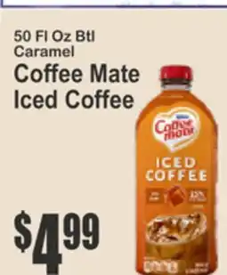 Key Food 50 Fl Oz Btl Caramel Coffee Mate Iced Coffee offer