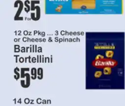 Key Food Barilla Tortellini offer