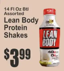 Key Food 14 Fl Oz Btl Assorted Lean Body Protein Shakes offer