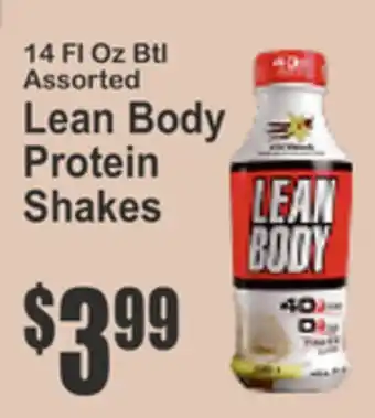 Key Food 14 Fl Oz Btl Assorted Lean Body Protein Shakes offer