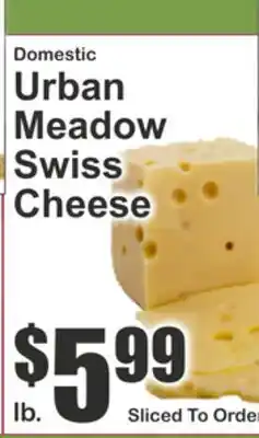 Almonte's Food Dynasty Marketplace Domestic Urban Meadow Swiss Cheese offer
