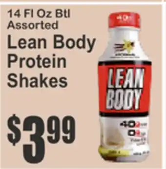 Almonte's Food Dynasty Marketplace 14 FL Oz Btl Assorted Lean Body Protein Shakes offer