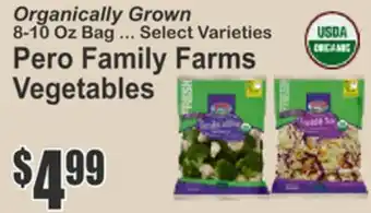 Almonte's Food Dynasty Marketplace Pero Family Farms Vegetables offer