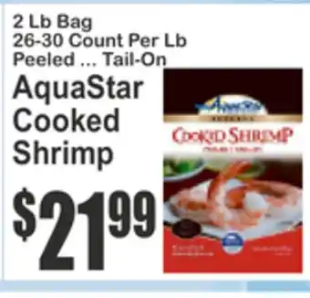 Almonte's Food Dynasty Marketplace AquaStar Cooked Shrimp offer