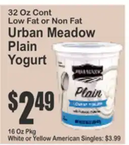 Almonte's Food Dynasty Marketplace Urban Meadow Plain Yogurt offer
