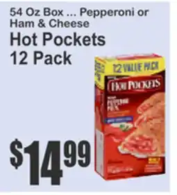 Almonte's Food Dynasty Marketplace 54 Oz Box ... Pepperoni or Ham & Cheese Hot Pockets offer