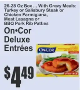 Almonte's Food Dynasty Marketplace On•Cor Deluxe Entrées offer