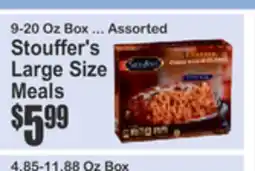Almonte's Food Dynasty Marketplace Stouffer's Large Size Meals offer